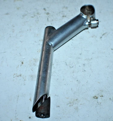 Vástago de pluma de 22,2 mm 25,4 mm 100 mm 45º elevación plata acero MTB híbrido carretera envío EE. UU. Foto 1 de 4