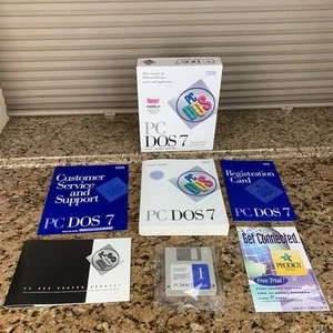 De colección 1995 IBM PC DOS 7 edición Upgrade en disquetes HD de 3,5" CAJA ABIERTA - Imagen 1 de 24