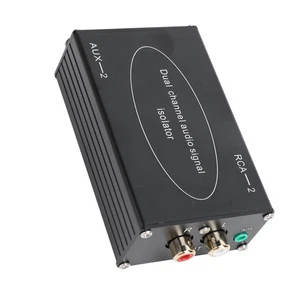 Ground Noise Isolator 3.5mm Stereo Sound Isolator For Car Speaker Home NEW - Afbeelding 1 van 12
