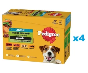 48 x 100 g PEDIGREE cibo umido MIX gusto manzo agnello pollo tacchino in sals... - Foto 1 di 1