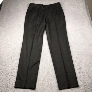 Pantalones de vestir Ermenegildo Zegna para hombre 34x33 gris lana pantalones - Imagen 1 de 13