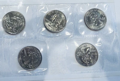 2003-P  State 25c BU Quarter Set ~ Bright Beautiful Coins ~ Sealed  Mint Cello - Image 1 of 4