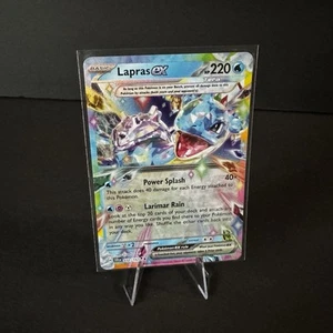 Lapras ex - 032/142 Stellar Crown Double Rare Pokemon - NM/MINT - Picture 1 of 10