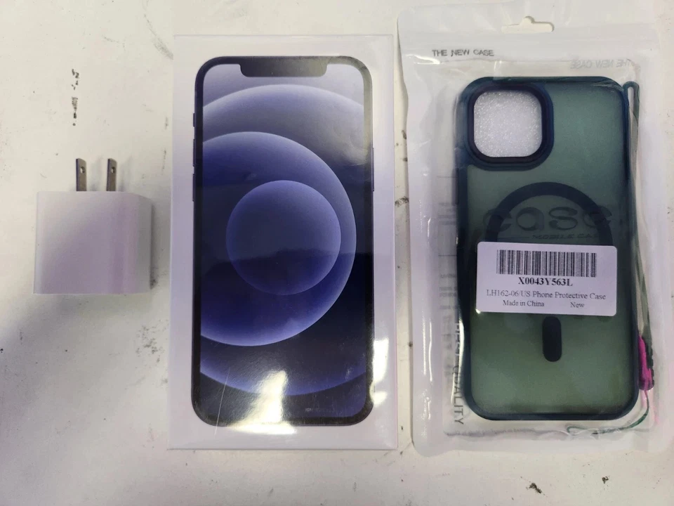 Apple iPhone 12 64GB Black Metro By T-mobile - NEW & SEALED + Bonus - Image 1 of 1