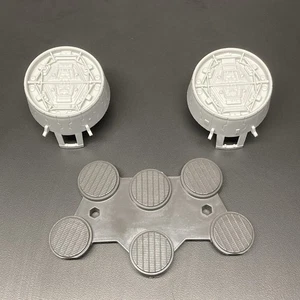 Star Wars Millenium Falcon Custom Port Docking Ring Escape Pod Cover Vent Set - Picture 1 of 20