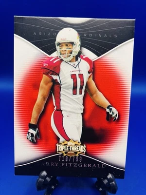 2009 Topps тройные нити Ларри Фицджеральд /799 кардиналов HOF - Изображение 1 из 2