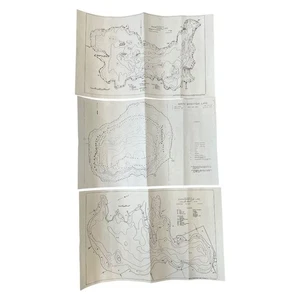 Vintage Michigan Lake Survey Maps Manistique North and South 1930s - Picture 1 of 5