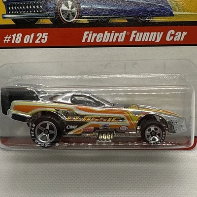Hot Wheels Classics Series 1 (2004) Silver Chrome Firebird Funny Car Toy #18/25 - Image 1 of 4