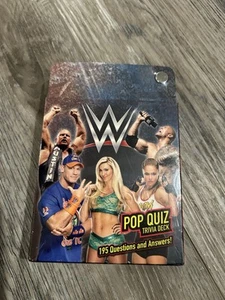 WWE Pop Quiz Trivia Deck by Eric Gargiulo (2019, Cards,Flash Cards) - Imagen 1 de 2