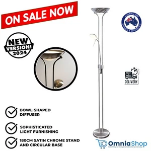 Buckley Dimmable LED Mother & Child Floor Lamp Modern Standing Bedroom Lights AU - Picture 1 of 8