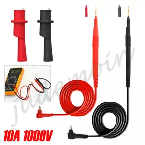 Messkabel Messleitung Prüfkabel Multimeter 1000V 10A Prüfspitzen Krokodilklemme - Bild 1 von 6