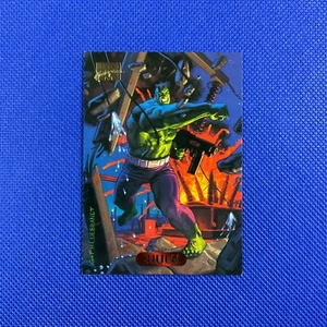HULK #50 Marvel Masterpieces 1994 Fleer Trading Card Hildebrandt Brothers Art - Picture 1 of 2