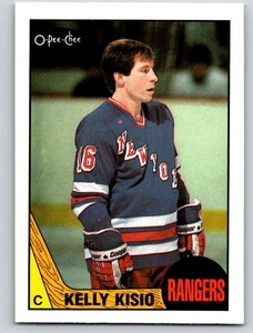 (HCW) 1987-88 O-Pee-Chee #76 Kelly Kisio NY Rangers