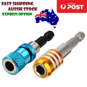 Herramienta de taladro con soporte de broca de tornillo magnético de vástago hexagonal de 1/4" controlador de liberación rápida 60 mm - Imagen 1 de 6