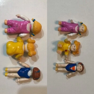 РЕДКИЕ винтажные маленькие КУКЛЫ 1989 «Funrise» (1-1/2» и 2») движение рук/головы - Изображение 1 из 3