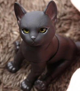 1/8 BJD Doll Iple Pet Cat Black -Free Face Make Up+Body Make UP+Free Eyes - Picture 1 of 13