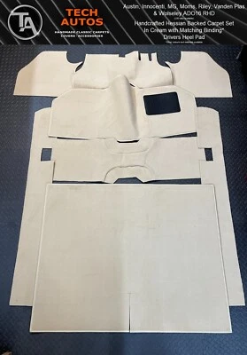 Austin MG Morris 1100 1300 ADO16 Carpet Set Handmade to Order Hessian Backed - Image 1 of 4