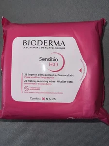 Bioderma Sensibio H2o Micelle Solution Make-up Removing Paraben Free 25 Wipes - Picture 1 of 1