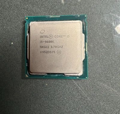 Intel 9th Gen Core i5-9600K SRELU SRG11 3.7GHz (UP TO 4.6GHz) 6-Core LGA1151 CPU - Image 1 of 2