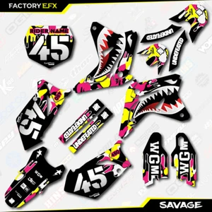 Kit de gráficos Highlighter Savage Camo para calcomanías Suzuki RMZ450 2007 RMZ 450 - Imagen 1 de 5