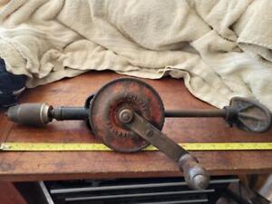 Vintage Stanley 2 Speed Hand Drill. tools, workshop, garage, shed, woodwork, old