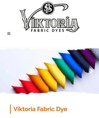 Viktoria® Fabric Clothes Tie Dye 59 COLOURS 200g Fabric For Each Pack UK Stock • 3.40€