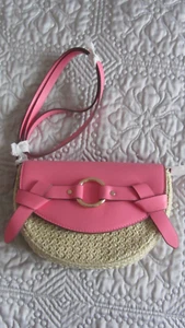 H&M süße Bast Stroh Sommer Tasche Crossbody Neu - Bild 1 von 3