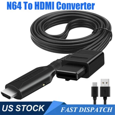 Adaptador de cable de enlace HD convertidor N64 a HDMI para Nintendo Gamecube/Super SNES NES Foto 1 de 4