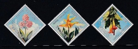 ECUADOR Orchids MNH set Cover