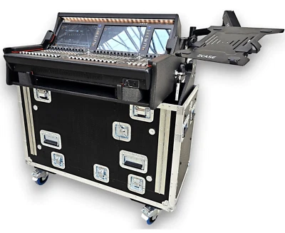 ProX XZF-YDM71ULMA para Yamaha DM7 consola abatible 1U estuche de vuelo espacial en rack con ruedas Foto 1 de 4