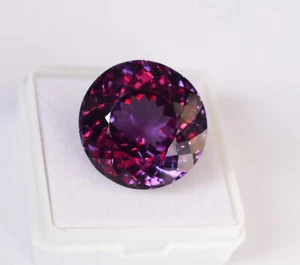 Alessandrite Naturale Tonda Cambia Colore 8 Ct AA+CERTIFICATA Gemma - Foto 1 di 10