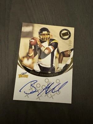 2006 Press Pass Rookie Autographs Gold /100 #20 BRUCE GRADKOWSKI Signed Auto - Image 1 of 3