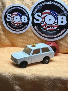 Lesney Matchbox Rolamatics 1975 Police Patrol EX Cond White Diecast No Decals - Picture 1 of 8