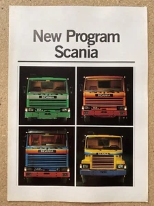 1981 Scania Truck Program original British sales brochure - Foto 1 di 9