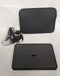 HP Chromebook Laptop 11 G5 EE 11.6 inches 1366 x 768 Intel Celeron N3 Sleeve - Picture 1 of 11