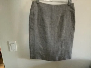 Armani Collezioni brauner Rock Leinen Flachs Gr. 38 - Bild 1 von 4