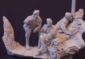 Kit modelo resina 1/32 54 mm soldados británicos en la trinchera Primera Guerra Mundial sin pintar - Imagen 1 de 3