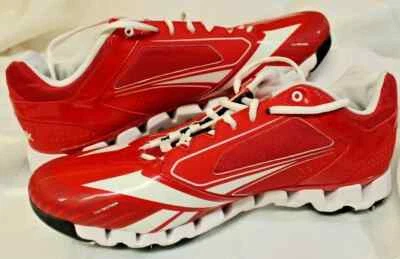 Бейсбольные бутсы Reebok Zig Tech Cooperstown Quag 2.0 красные/белые - новый размер 15 - Изображение 1 из 4