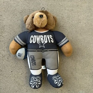 Vintage 90s Dallas COWBOYS NFL Collectible Teddy Bear Plush Good Stuff - Picture 1 of 3