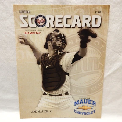 Chicago Cubs vs. Minnesota Twins Scorecard Program 2012 (B) - Image 1 of 4