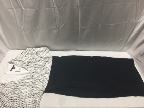 OFF WHITE Abito C288 JUDITH & CHARLES Juliet B bianco sporco nero donna 8