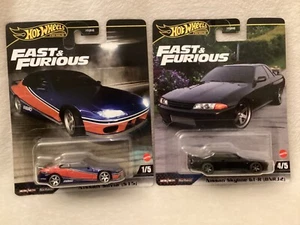 Hot Wheels Premium ~ Fast & Furious ~ Nissan Skyline Nissan Silvia ~ Lot of 2 - Bild 1 von 16