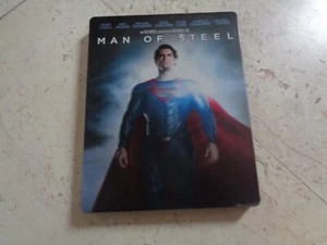 MAN OF STEEL Superman *rare* OOP Blu-Ray SteelBook Henry Cavill DC Universe - Picture 1 of 15