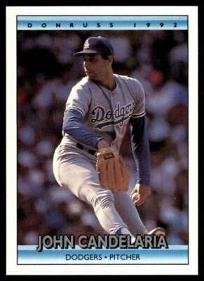 1992 Donruss #125 John Candelaria Los Angeles Dodgers - Image 1 of 2