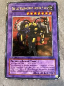 YuGiOh The Last Warrior from Another Planet LON-077 1st Edition Heavily Creased - Picture 1 of 2
