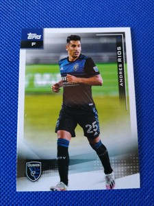 2021  Topps Soccer MLS Base #89 Andres Rios - San Jose Earthquakes