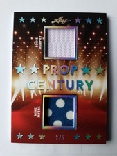MIKE MYERS & EDDIE MURPHY 2019 Leaf Pop Century Wardrobe Relic Card (#/5) SNL