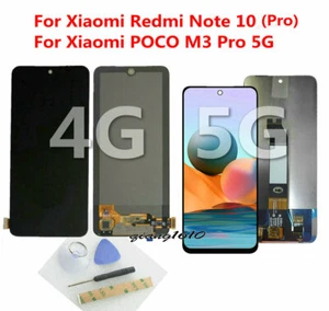 Assemblaggio display LCD touch screen per Xiaomi Redmi Note 10(Pro) 10S 4G 5G - Foto 1 di 6