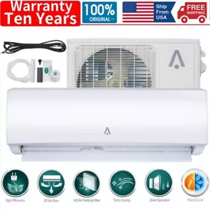 🔥9000 BTU Mini Split Air Conditioner Ductless Inverter System Heat Pump 19 SEER - Picture 1 of 14