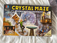 Vintage Crystal Maze Board Game 1993 MB Milton Bradley Retro Family Board Game. 